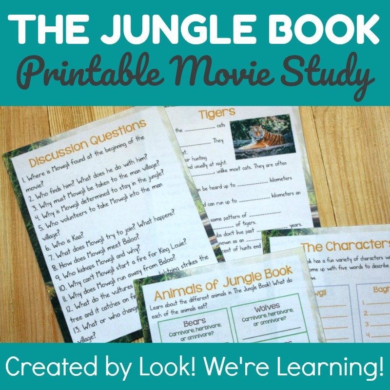 The Jungle Book Movie Study The Jungle Book Movie Study