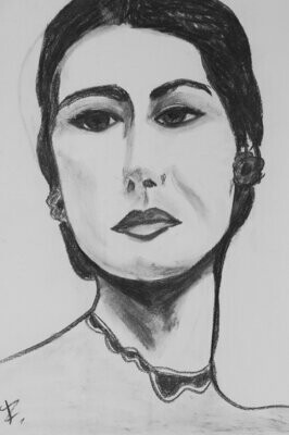 Fotodruck Maria Callas