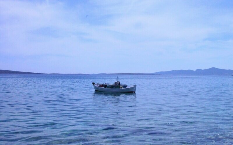 Fotografie Boot auf dem Meer