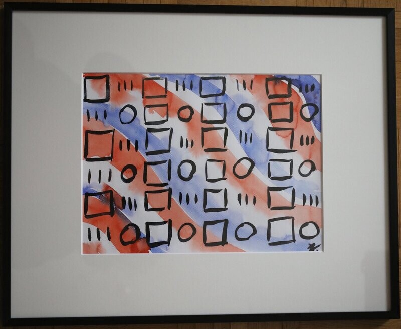 Aquarell Abstraction V