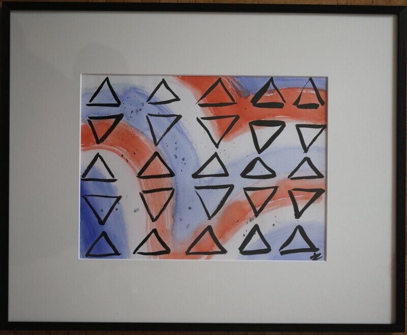Aquarell Abstraction VI