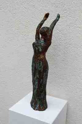Bronze Skulptur Stille Anbetung