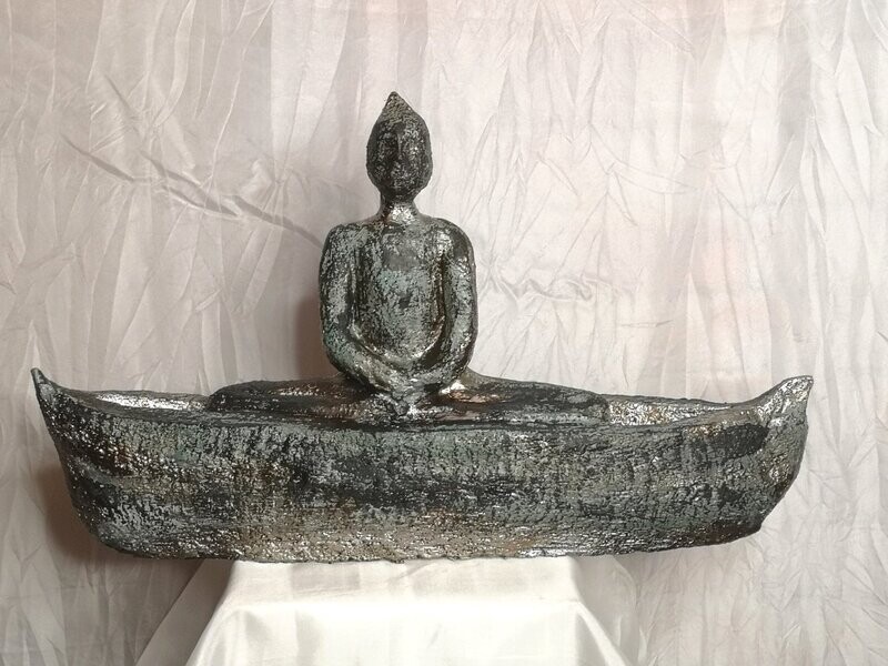 Skulptur Bronze Peace Day