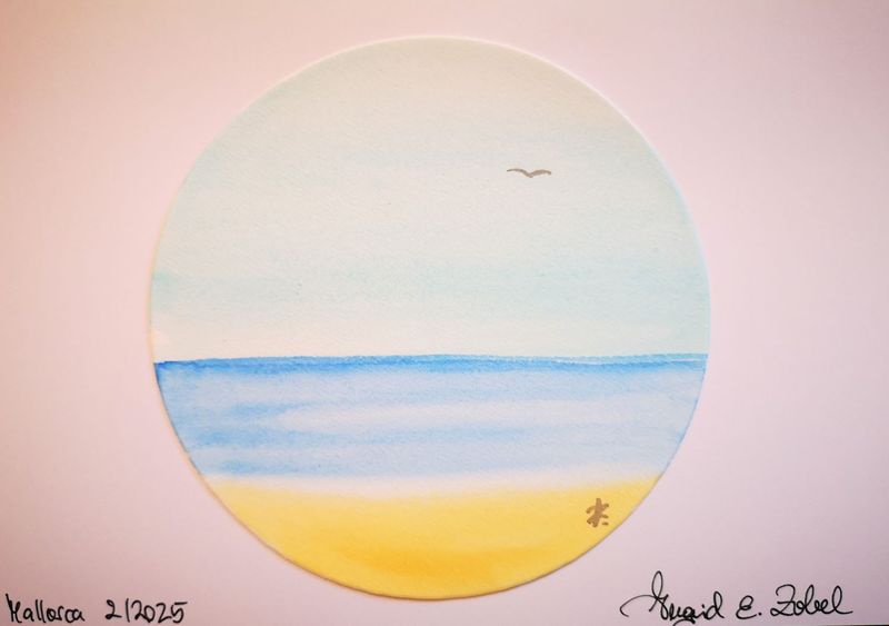 Aquarell Mallorca V