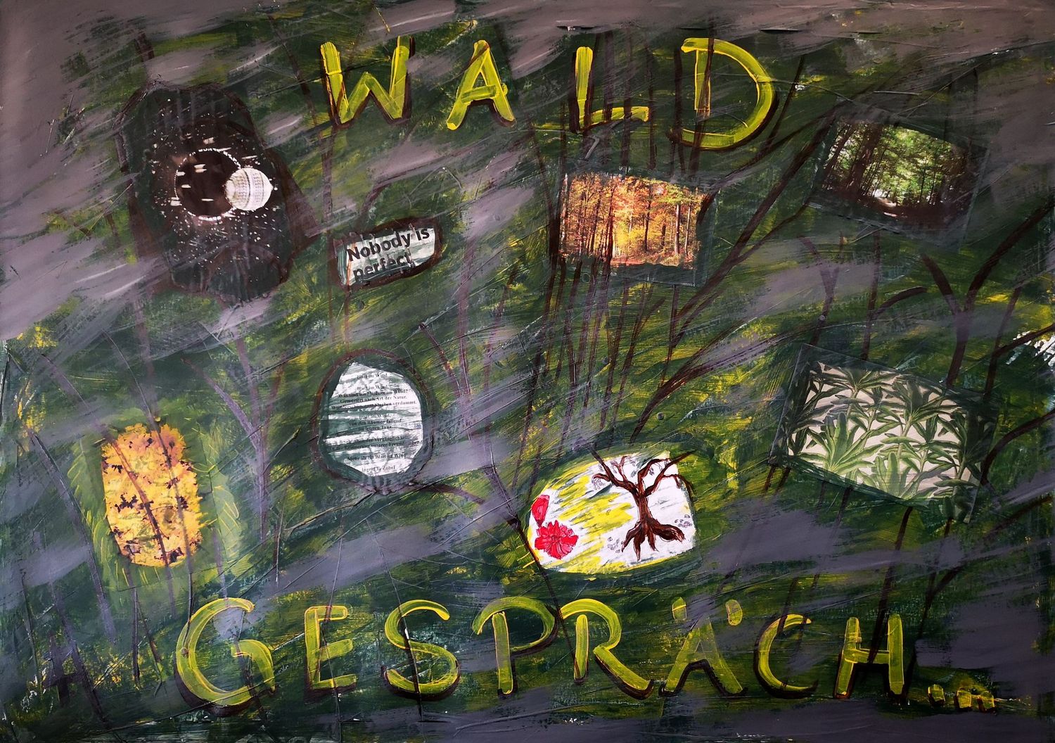 Waldgespräch Collage Waldgespräch Collage