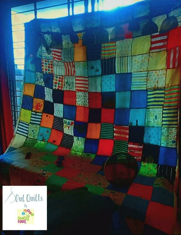 Timeless Treasures Baby Memory Quilt - 7x8 Feet