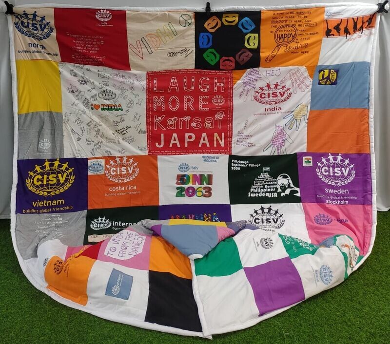 Precious Moments Baby Memory Quilt - 5x7 Feet