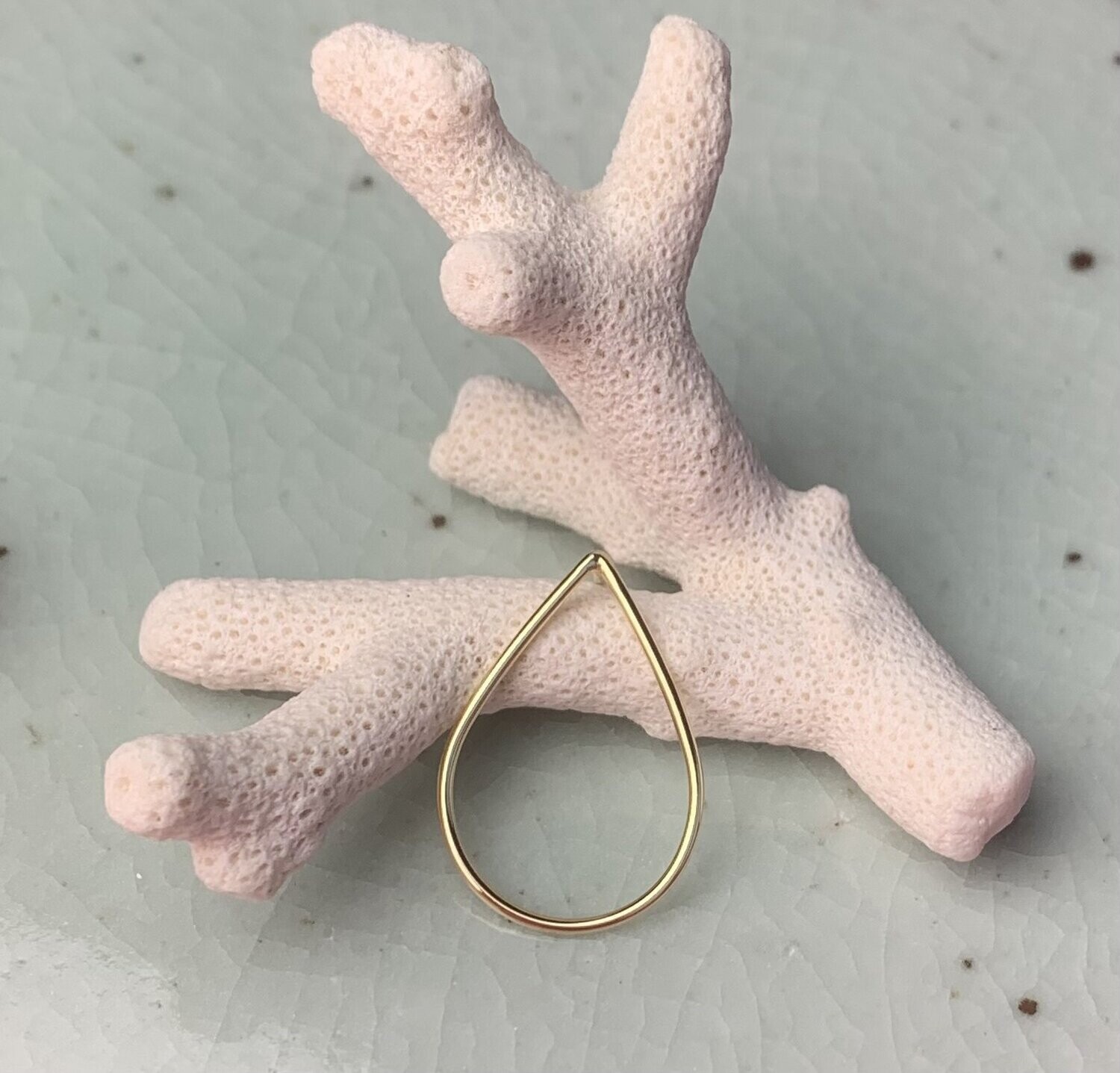 Happy Tear broche L goud