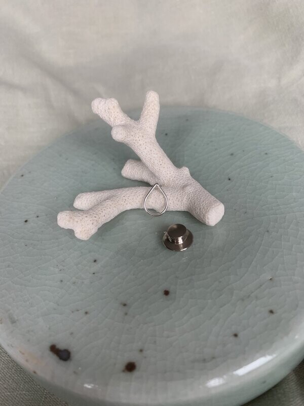Happy Tear broche S zilver