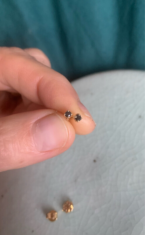 Black Diamond Studs