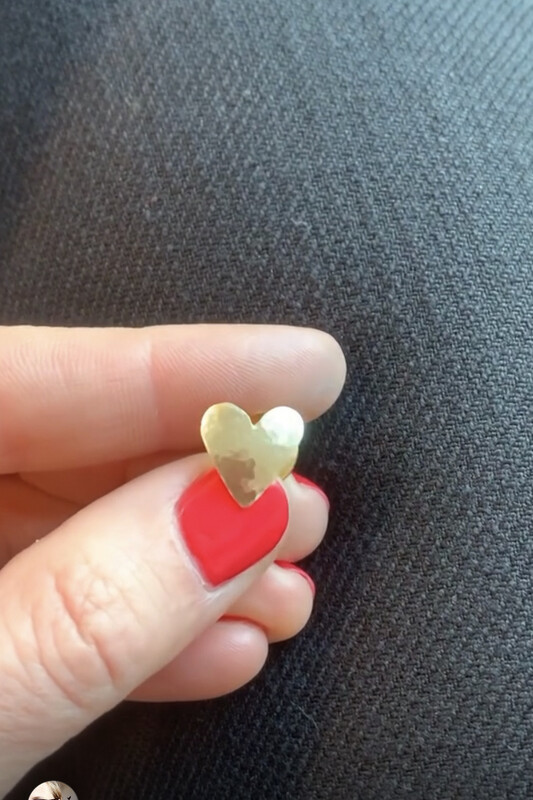 “Hartje Van Goud” Broche