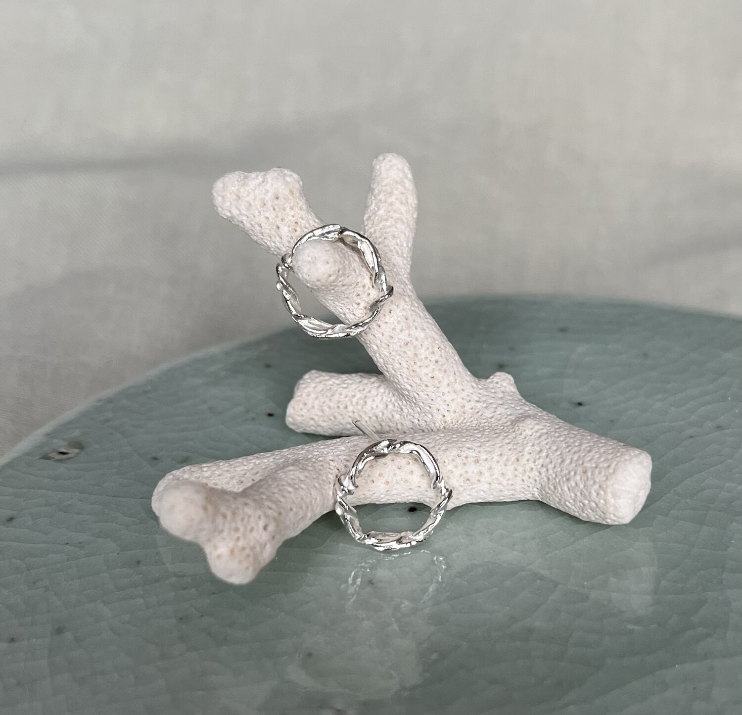 BLOOM Oorstekers Zilver
