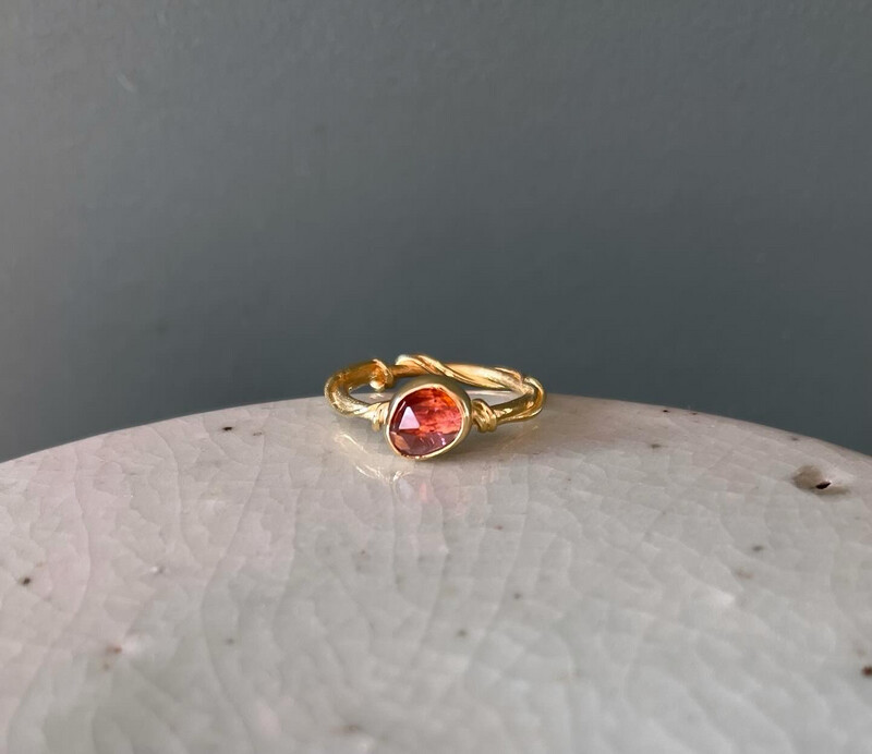BLOOM Ring Toermalijn Roze