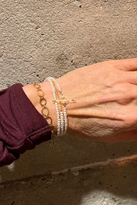 2 in 1 collier/ armband parel 2 in 1 collier/ armband parel