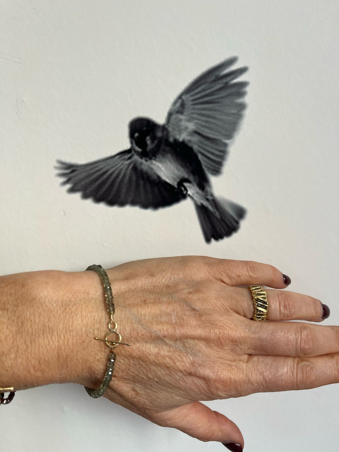 Armband saffier groen