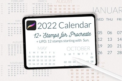 Календарь 2022. Сетка календаря с месяцами на английском языке