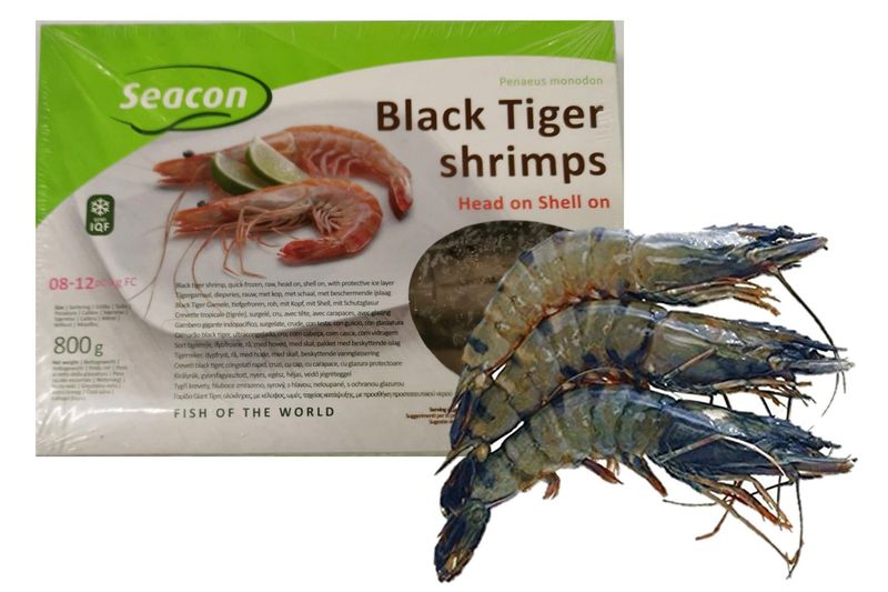 Shrimps, head on, shell on ⋙ Shrimps, head on, shell on ⋙