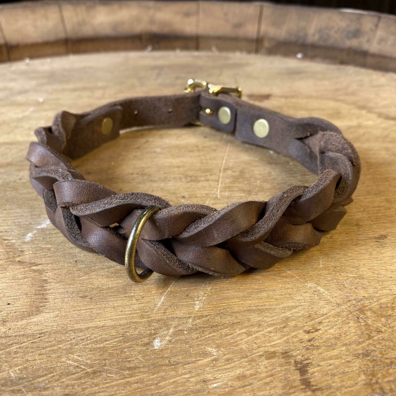 Genuine Leather Dog collar- طوق كلاب جلد طبيعي