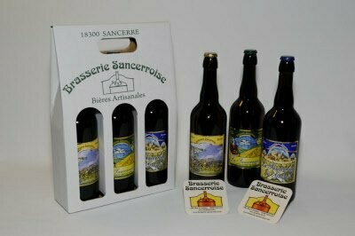 Carton Saveurs 3 bouteilles 75 cl.
