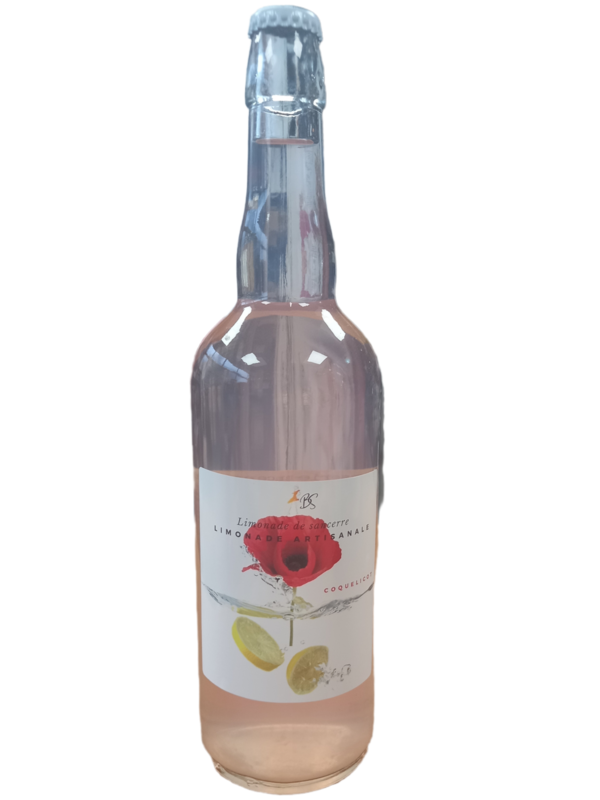 Limonade saveur coquelicot de Nemours 75cl
