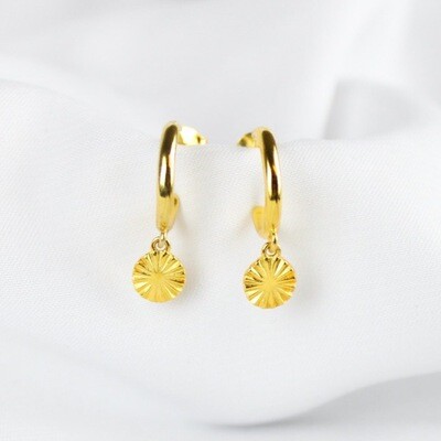 Creoler m. forgyldte vedhæng