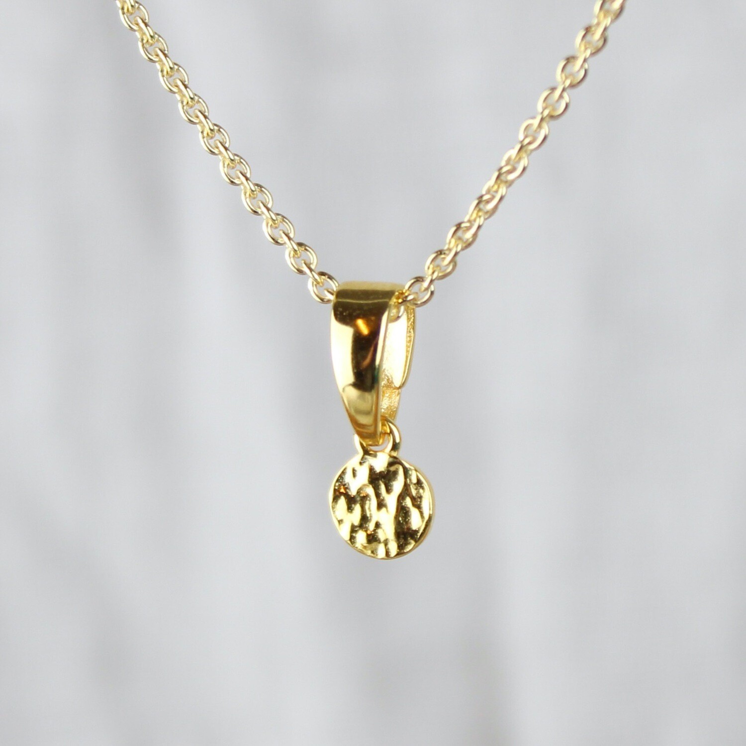 Mønt vedhæng halskæde