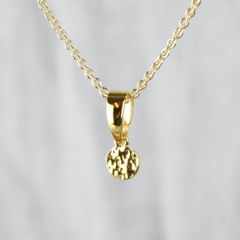 Mønt vedhæng halskæde