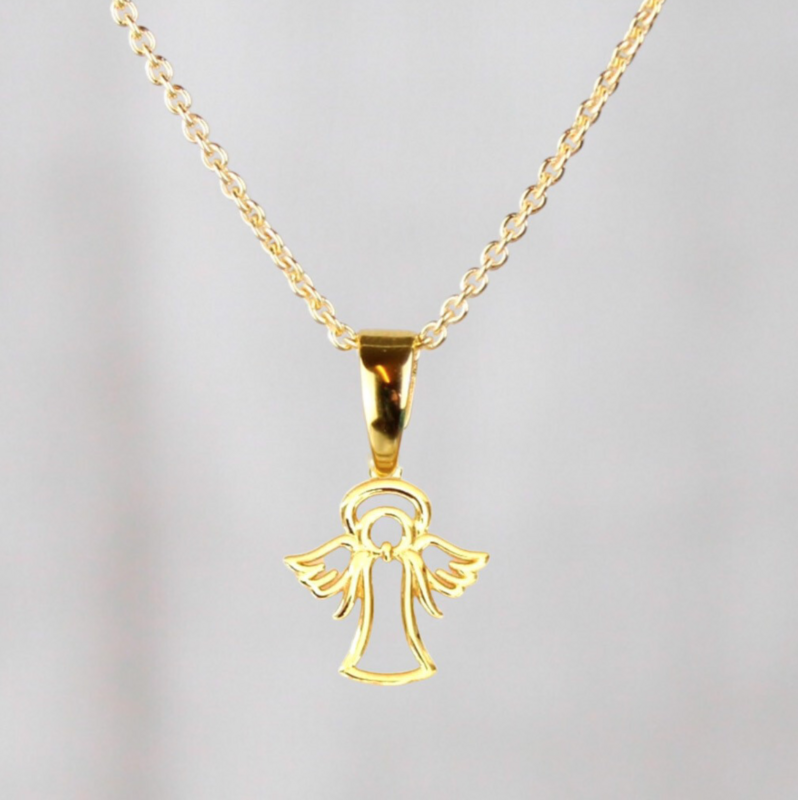 Halskæde med engle vedhæng