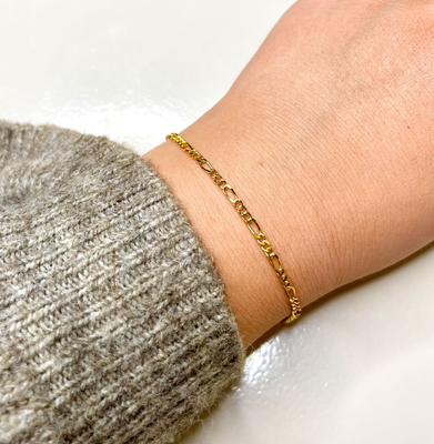 Figaro armbånd (forgyldt)