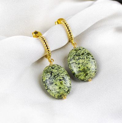 Kambaba Jaspis øreringe