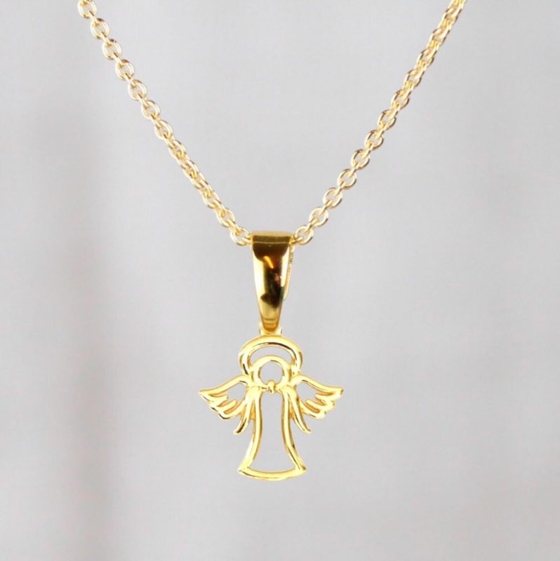 Halskæde med engle vedhæng