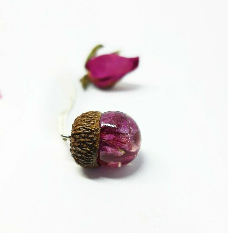 Bellota pétalos de rosa