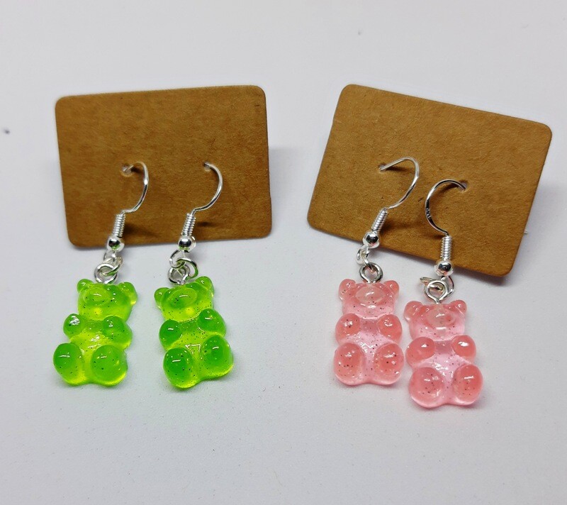 Pendientes osito de Gominola