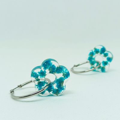 Pendientes flor paniculata