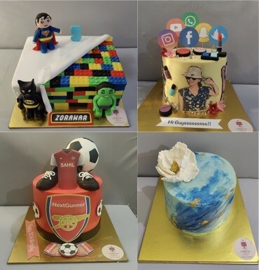 Customized Single Tier Cake