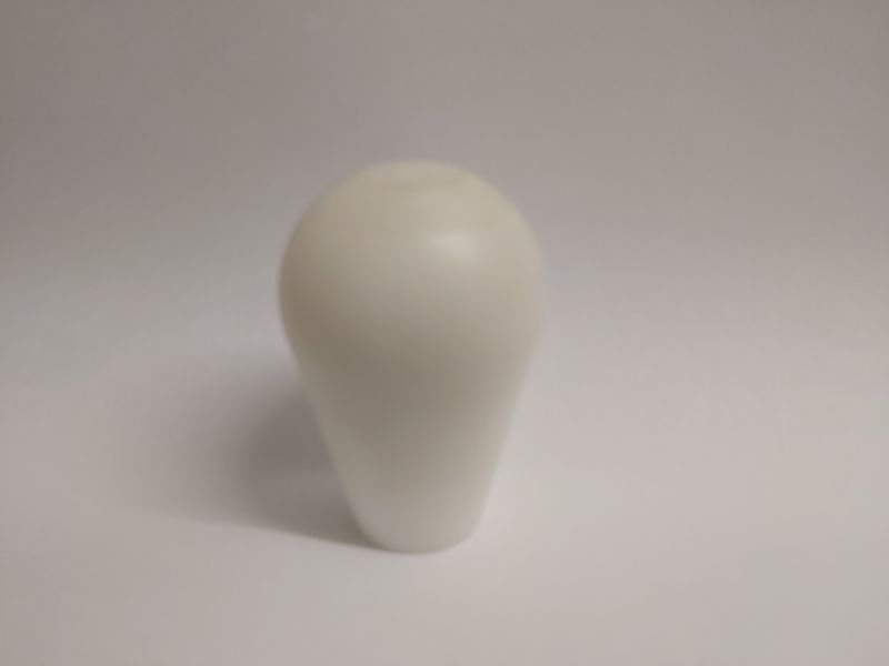 White Nylon Gear Knob M12 x 1.75