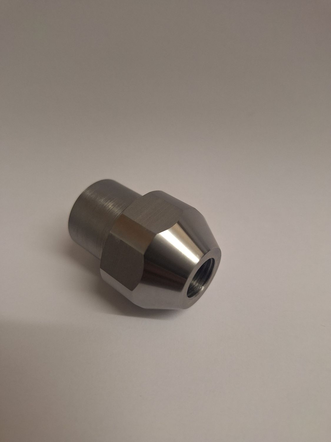 M14x1.5mm Right Hand Weld In Threaded Tube Adaptor with hex