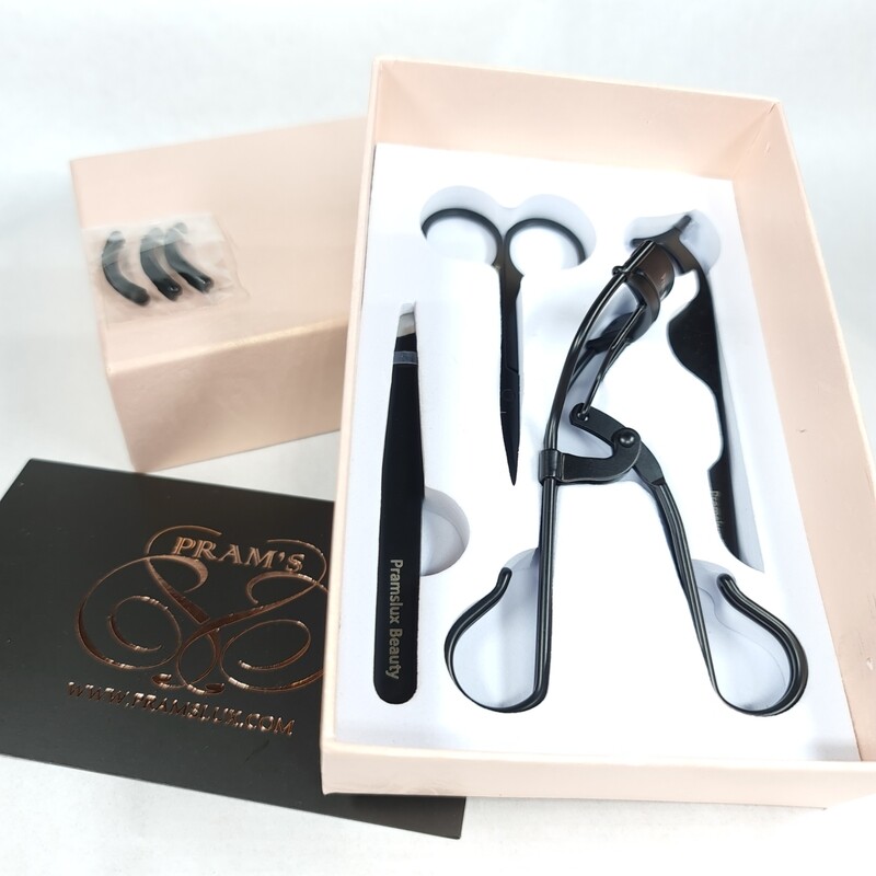 Set 4 pièces pinces à Faux-cils noir