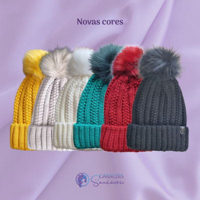 Gorro forrado a cetim, Tam M