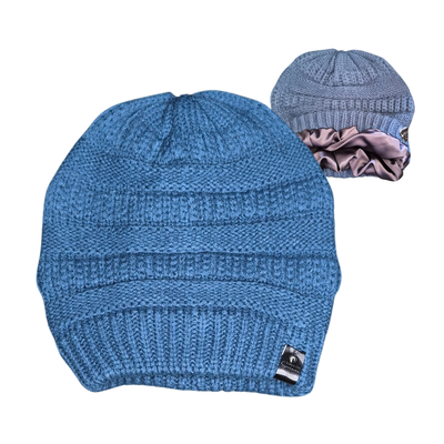 Gorro forrado a cetim, Tam XL