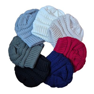 Gorro forrado a cetim, Tam L