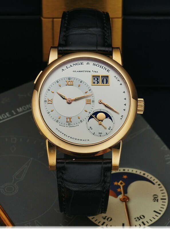 Replica A. Lange &amp; Sohne Lange 1 Moonphase Pink Gold
