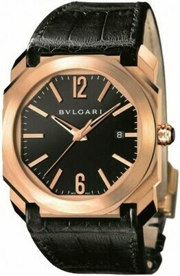 Bvlgari Octo Solotempo Black Dial Automatic Men's Watch Replica