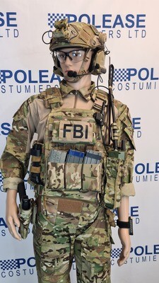 FBI Multicam Raid Uniform and equipment Currant issue
