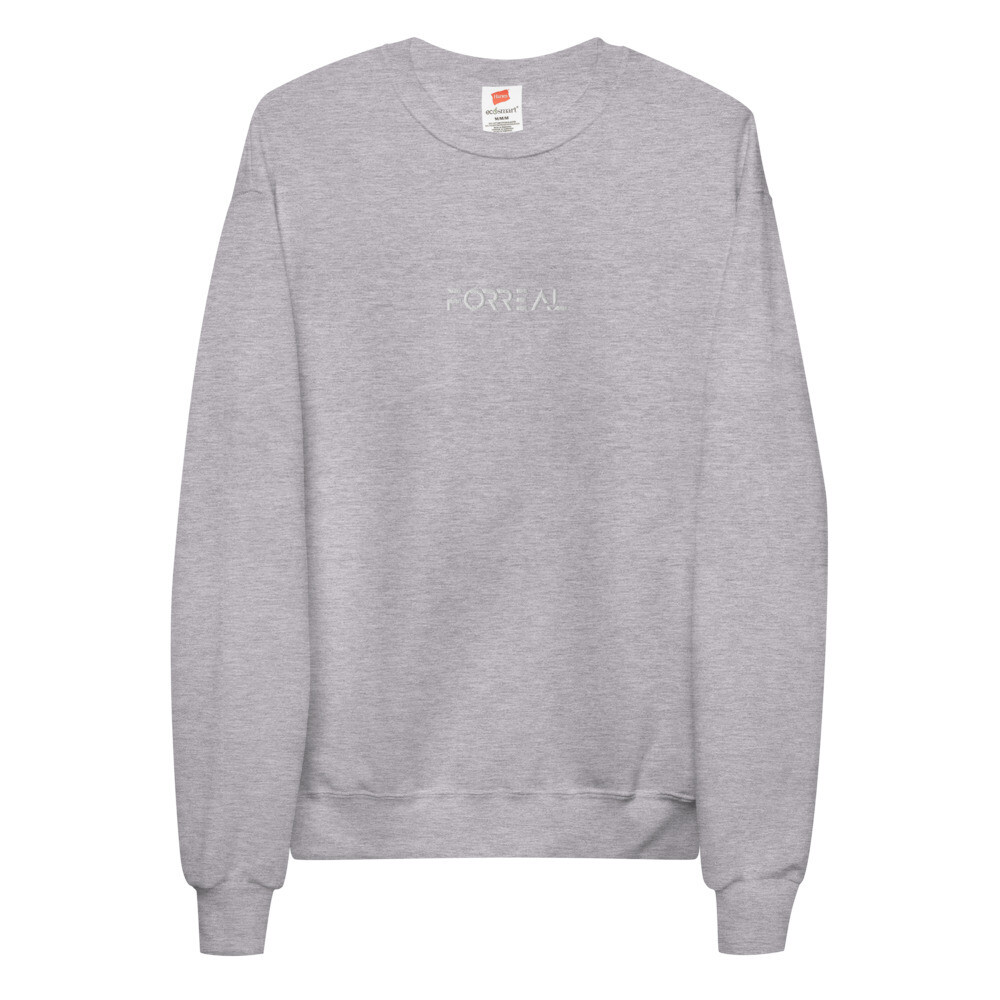 Forreal Embroidered - Unisex fleece sweatshirt