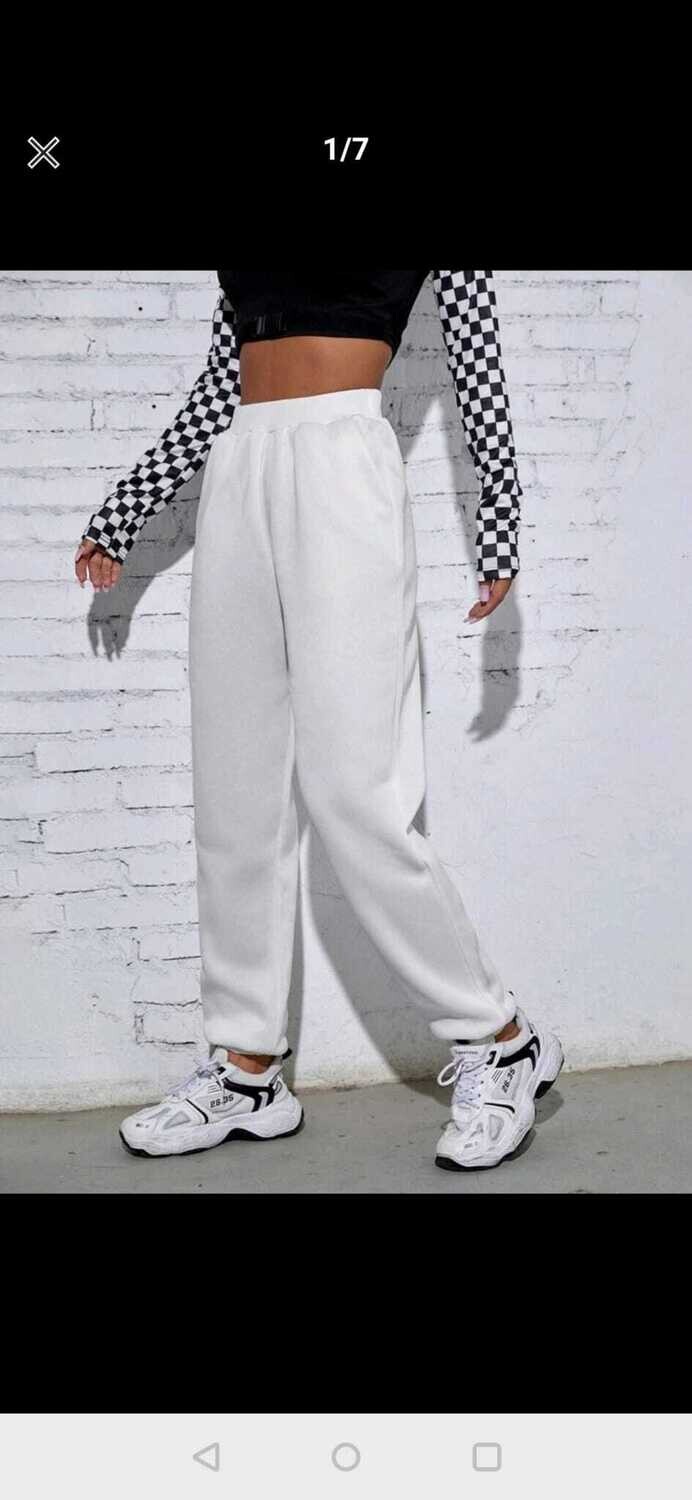 Joggingbroek wit