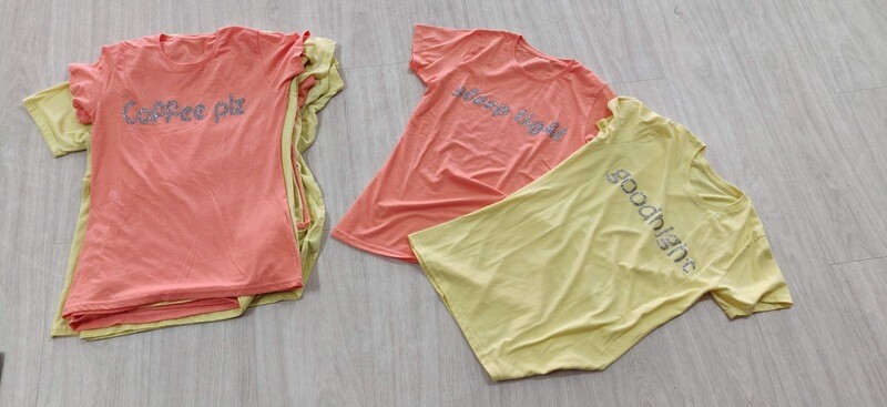 T-shirt met sleep quote
