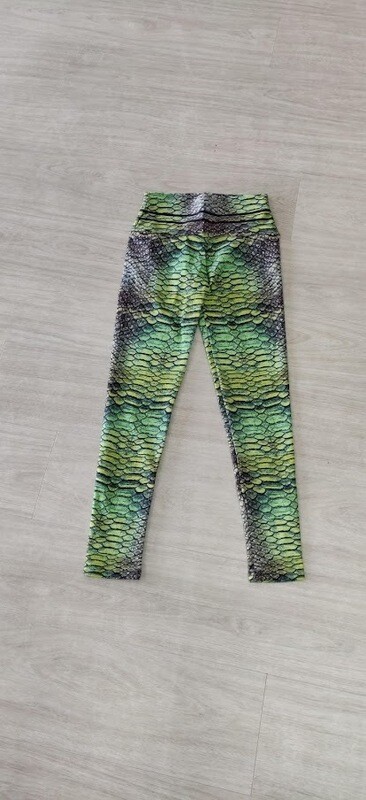 Legging groen, slang