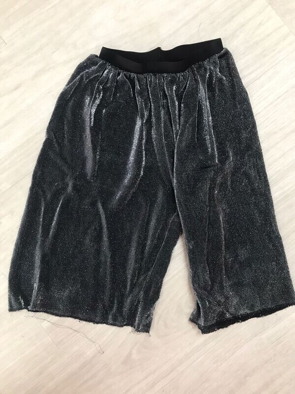 Short, zilver, glitter (12)