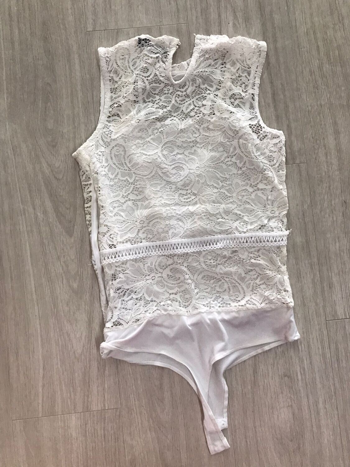 Maillot, wit, kant (2)
